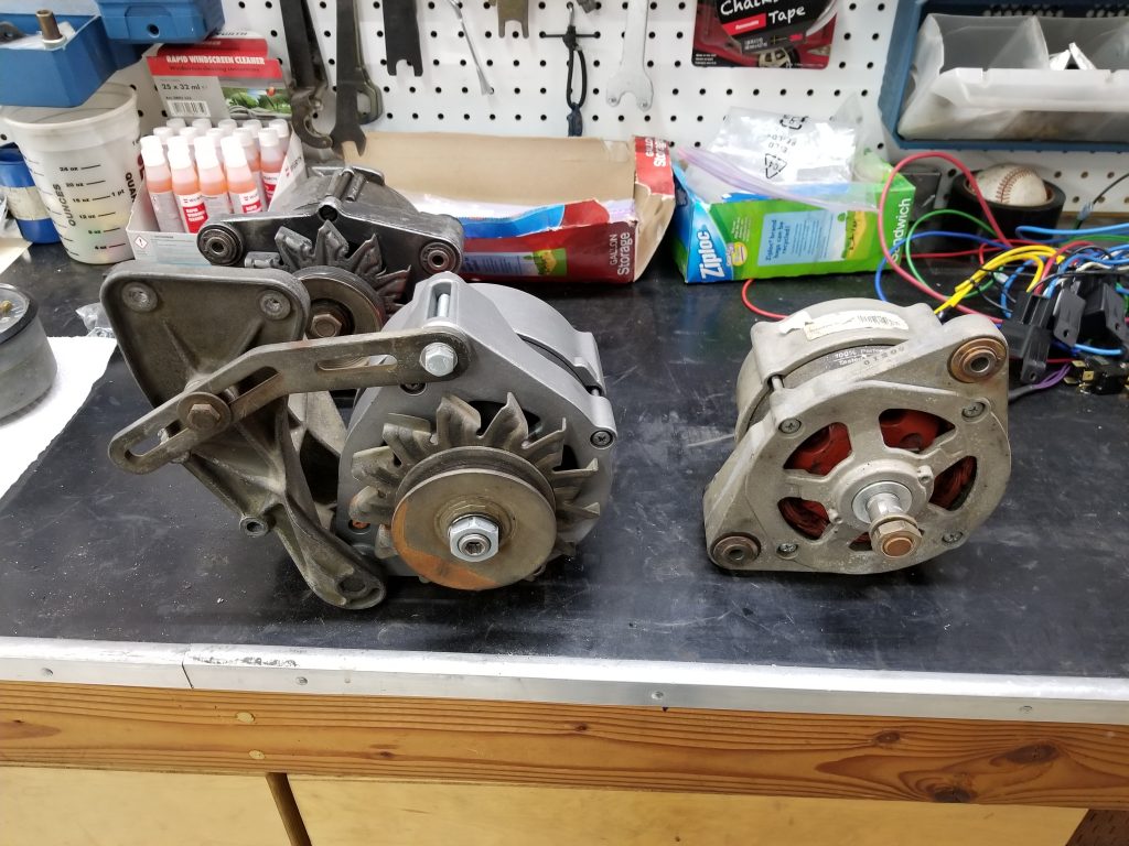 1974 BMW Model 2002 New And Old Alternator