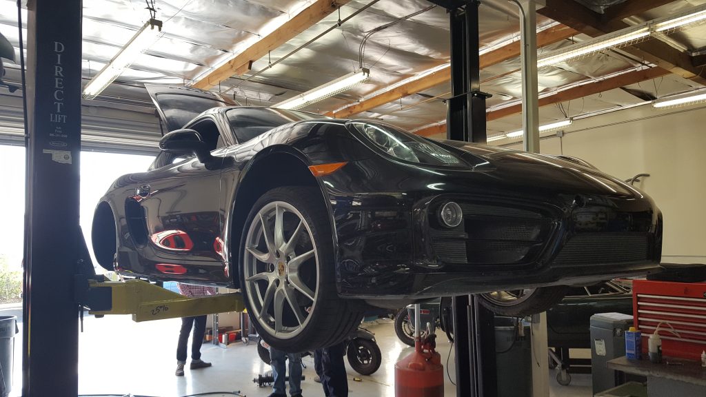 2014 Porsche Cayman After Accident